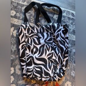 California Innovations Zebra Print Insulated Tote Bag